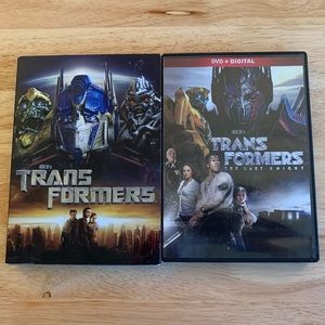 Lot of two DVDs Transformers and Transformers the Last Night